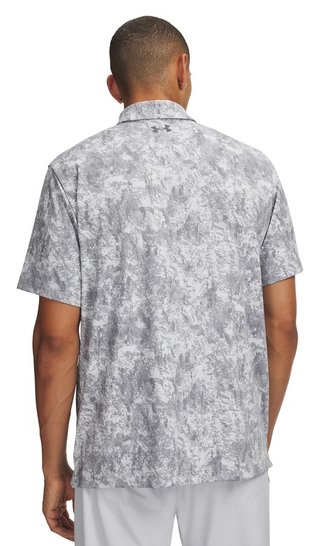 Under Armour Playoff 3.0 Printed polo de hombre, gris