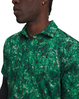 Under Armour Playoff 3.0 Printed polo de hombre, verde
