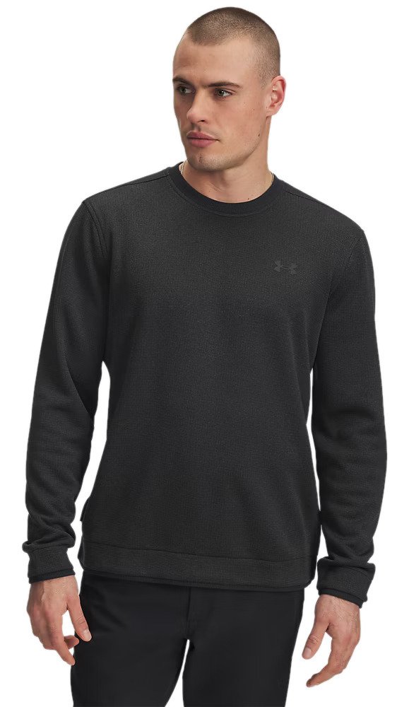 Under Armour Fleece Crew suéter de hombre, negro