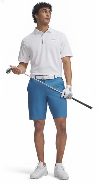 Under Armour Drive Tapered pantalones cortos de hombre, aegean blue/halo grey