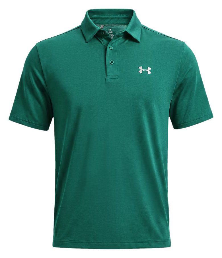 Under Armour Tee To Green Pique polo de hombre, campus ivy/blanco