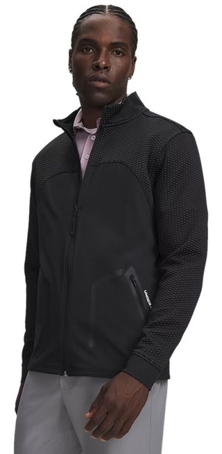 Under Armour Drive Pro Hybrid FZ sudadera de hombre, negro/blanco