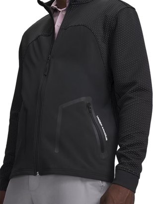 Under Armour Drive Pro Hybrid FZ sudadera de hombre, negro/blanco