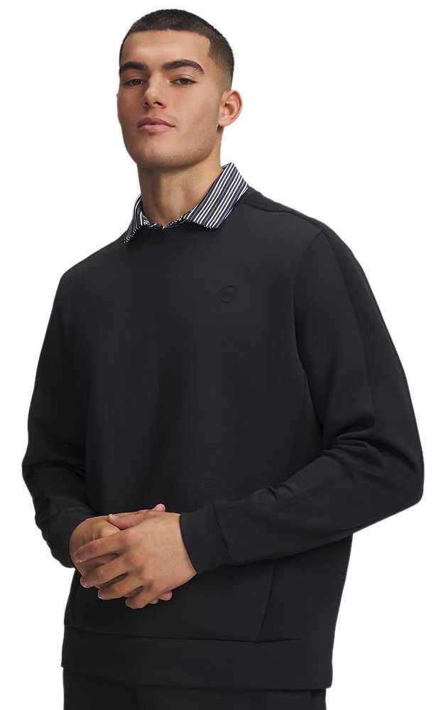 Under Armour UA Drive Crew capa intermedia de hombre, negra