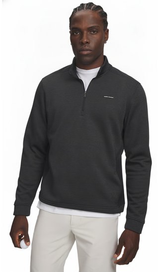 Under Armour Sweaterfleece Hybrid HZ sudadera de hombre, negra