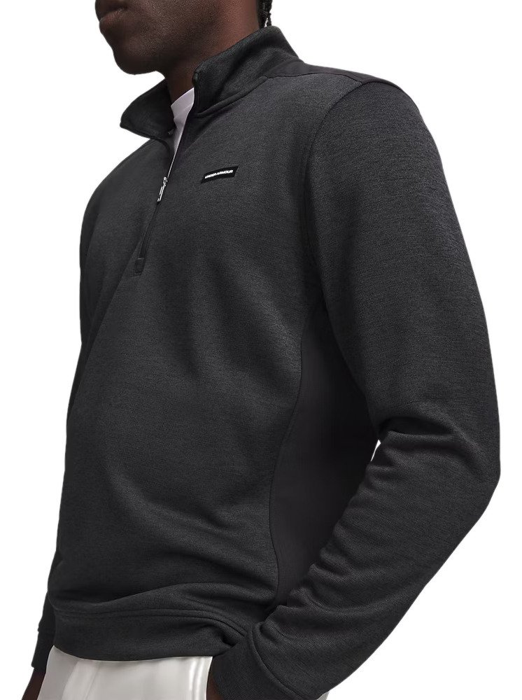 Under Armour Sweaterfleece Hybrid HZ sudadera de hombre, negra