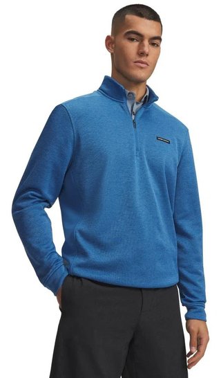 Under Armour Sweaterfleece Hybrid HZ sudadera de hombre, azul