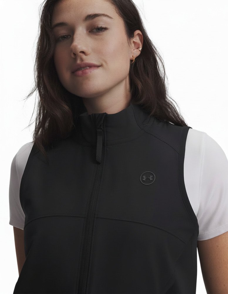 Under Armour Drive Midlayer chaleco de mujer, negro
