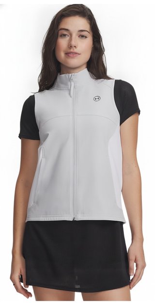 Under Armour Drive Midlayer chaleco de mujer, blanco