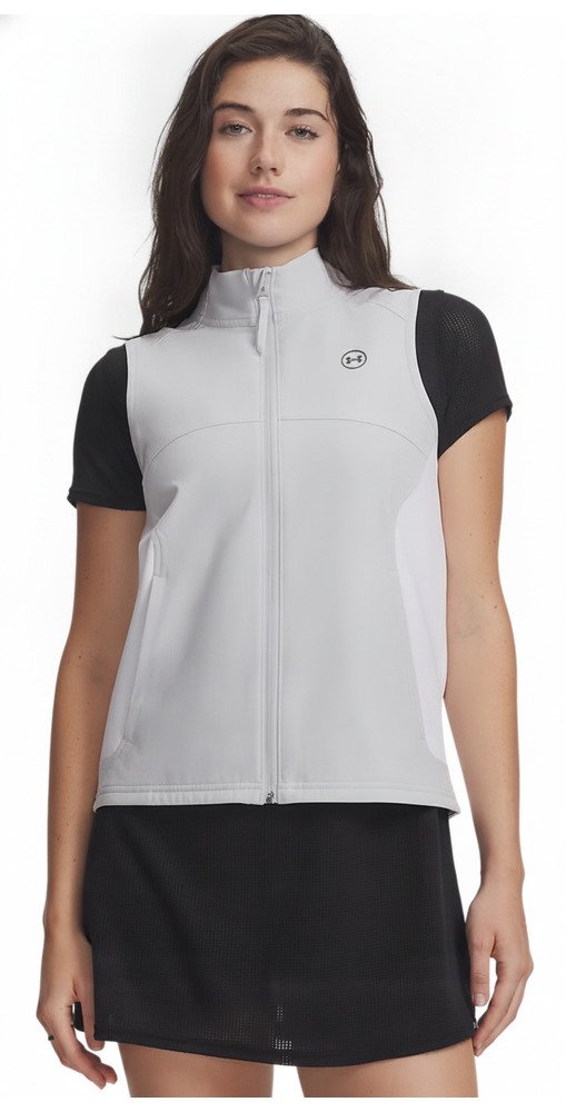 Under Armour Drive Midlayer chaleco de mujer, blanco