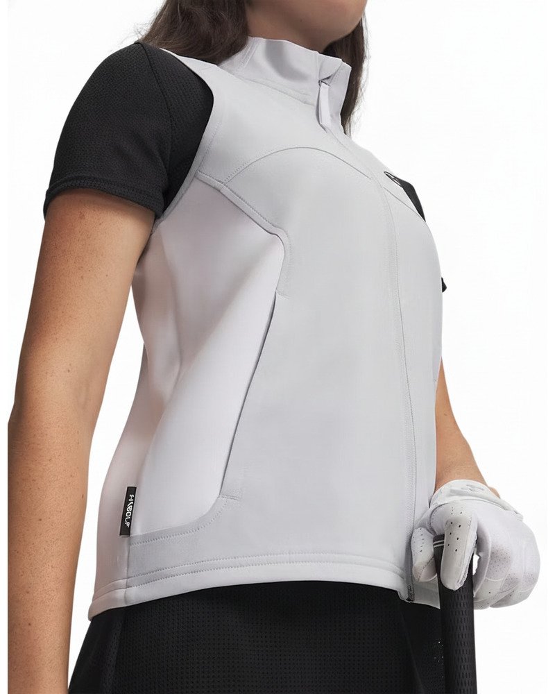 Under Armour Drive Midlayer chaleco de mujer, blanco