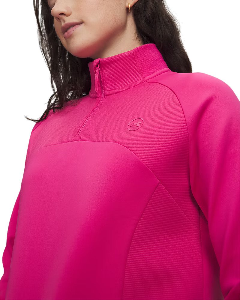 Under Armour UA Drive Midlayer 1/4 zip sudadera de mujer, rosa