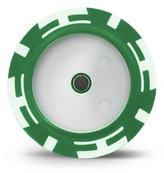 Masters Golf Poker Chip Disc Holder, verde