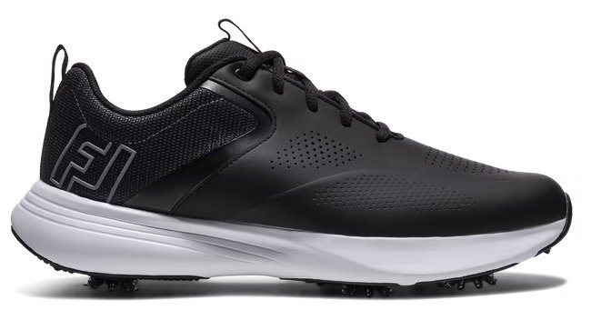 FootJoy Qualifier zapatos de golf de hombre, negro/blanco/gris