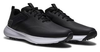 FootJoy Qualifier zapatos de golf de hombre, negro/blanco/gris
