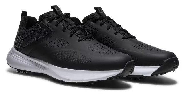 FootJoy Qualifier zapatos de golf de hombre, negro/blanco/gris