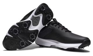 FootJoy Qualifier zapatos de golf de hombre, negro/blanco/gris
