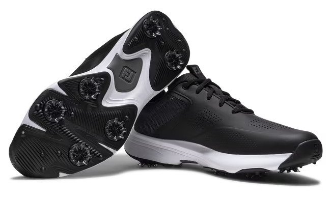 FootJoy Qualifier zapatos de golf de hombre, negro/blanco/gris