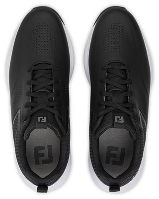 FootJoy Qualifier zapatos de golf de hombre, negro/blanco/gris