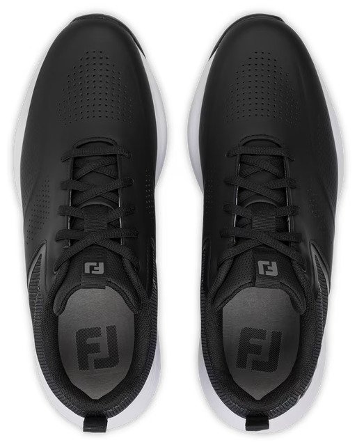 FootJoy Qualifier zapatos de golf de hombre, negro/blanco/gris