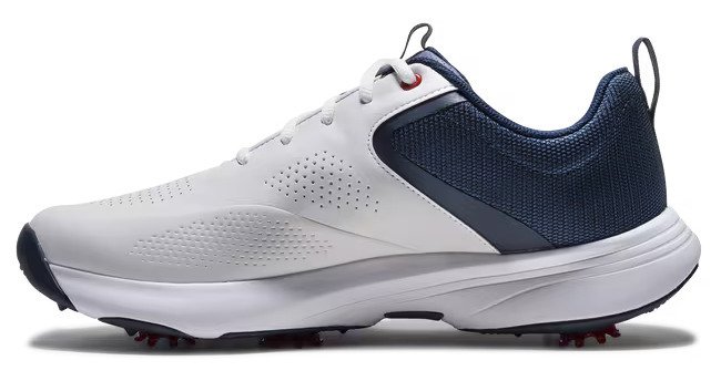 FootJoy Qualifier zapatos de golf de hombre, blanco/azul/rojo