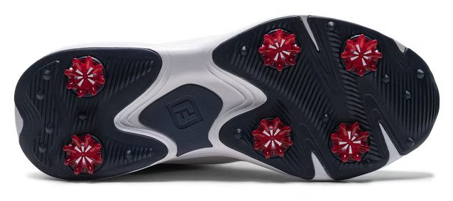 FootJoy Qualifier zapatos de golf de hombre, blanco/azul/rojo