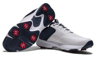 FootJoy Qualifier zapatos de golf de hombre, blanco/azul/rojo