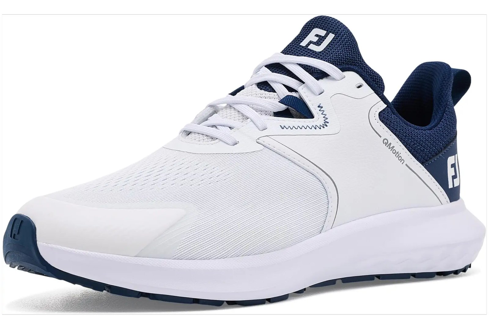 FootJoy Qmotion zapatos de golf de hombre, blanco/marino