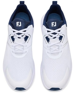 FootJoy Qmotion zapatos de golf de hombre, blanco/marino
