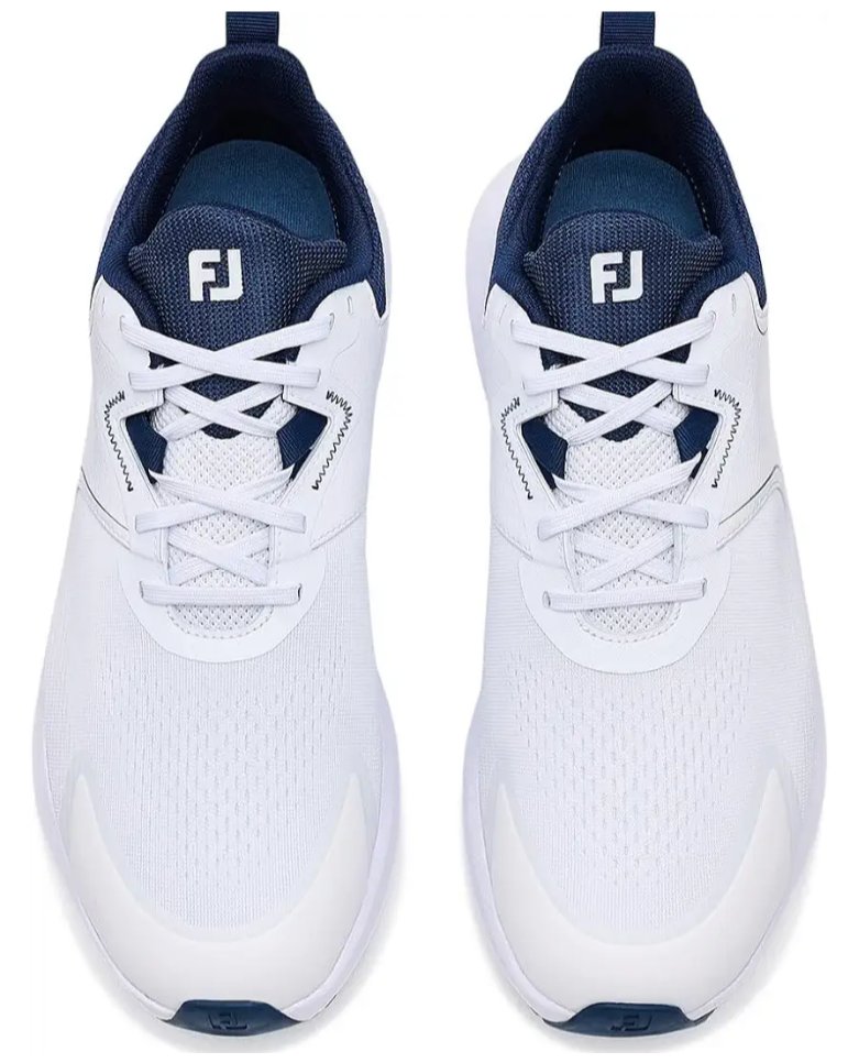 FootJoy Qmotion zapatos de golf de hombre, blanco/marino
