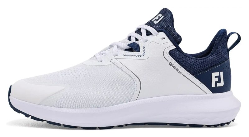 FootJoy Qmotion zapatos de golf de hombre, blanco/marino