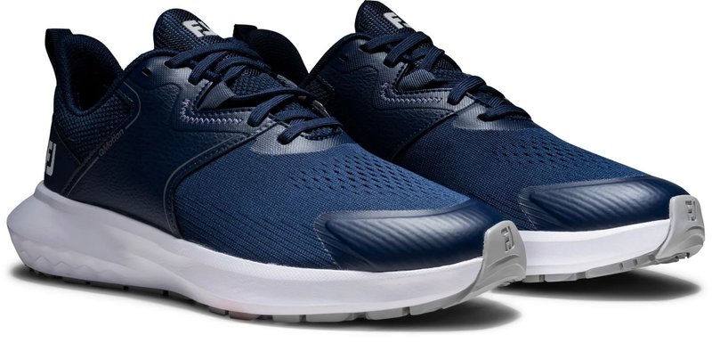 FootJoy Qmotion zapatos de golf de mujer, navy/azul/morado