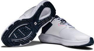 FootJoy Qmotion zapatos de golf de mujer, blanco/azul/rosa