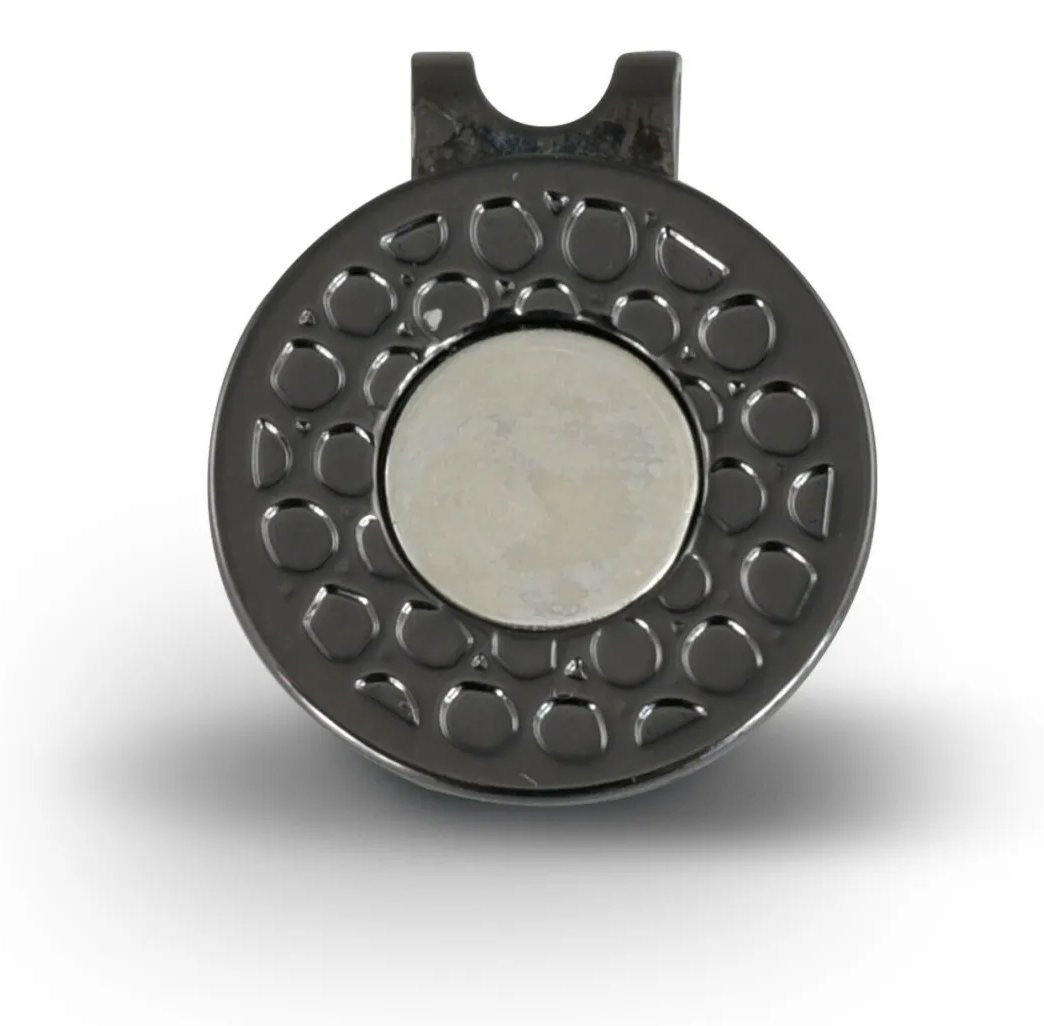 Masters Golf Deluxe Magnetic Hat Clip, dorado/gun metal