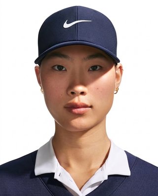 Nike Rise unisex gorra de golf, azul marino/blanco