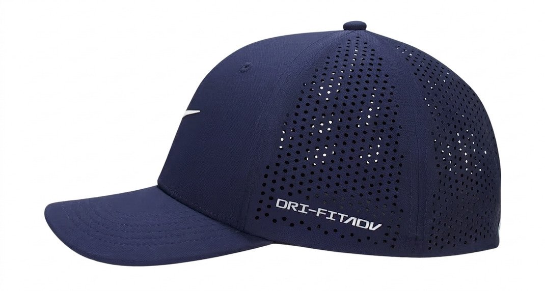 Nike Rise unisex gorra de golf, azul marino/blanco