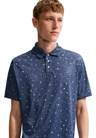 Nike Par polo de hombre, microprint birds