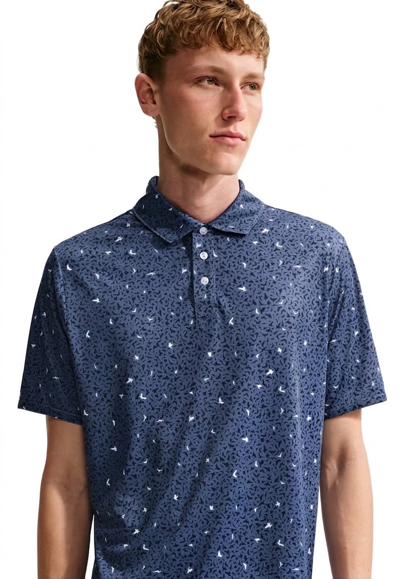 Nike Par polo de hombre, microprint birds