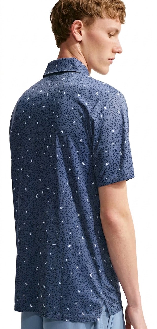 Nike Par polo de hombre, microprint birds