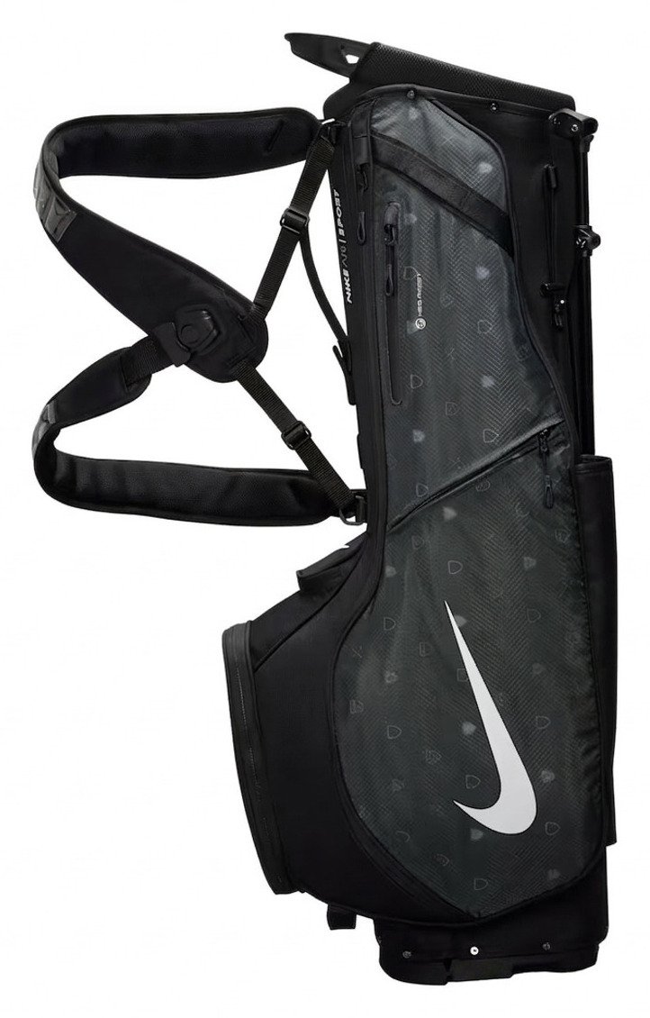 Nike Air Sport 2 stand bag, negro/iron grey/blanco
