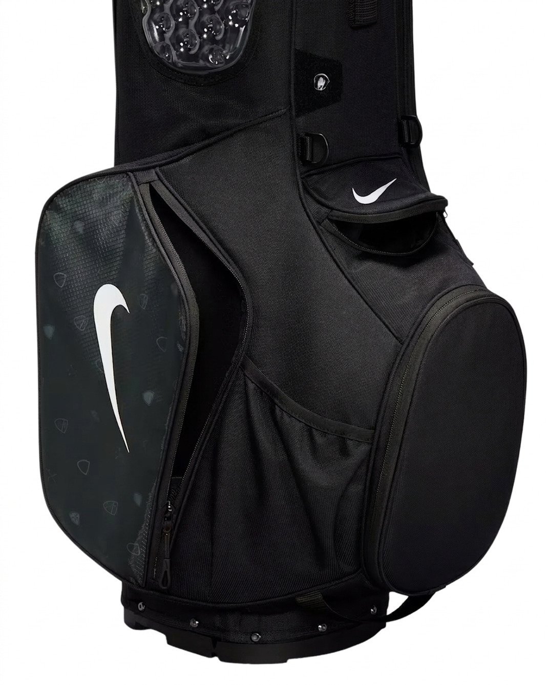 Nike Air Sport 2 stand bag, negro/iron grey/blanco