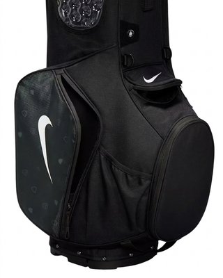 Nike Air Sport 2 stand bag, negro/iron grey/blanco