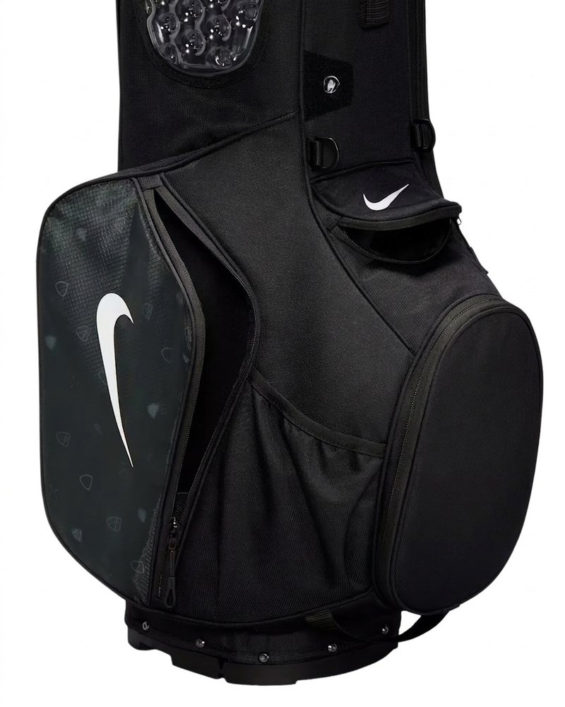 Nike Air Sport 2 stand bag, negro/iron grey/blanco