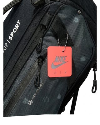 Nike Air Sport 2 stand bag, negro/iron grey/blanco