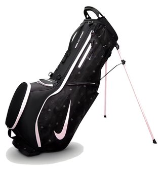 Nike Air Sport 2 stand bag, negro/sail/rosa/pink foam