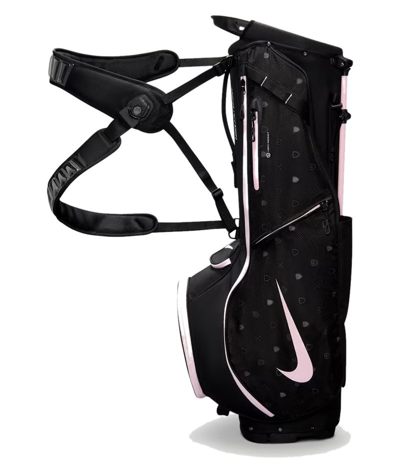 Nike Air Sport 2 stand bag, negro/sail/rosa/pink foam