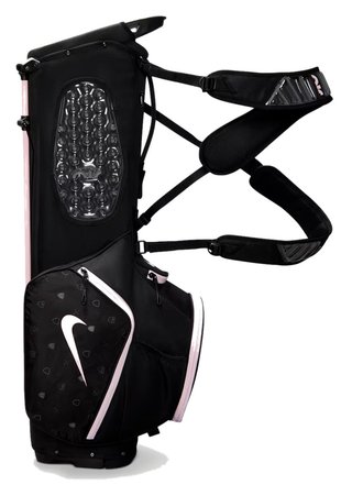 Nike Air Sport 2 stand bag, negro/sail/rosa/pink foam