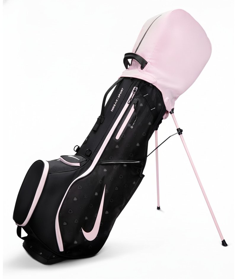 Nike Air Sport 2 stand bag, negro/sail/rosa/pink foam