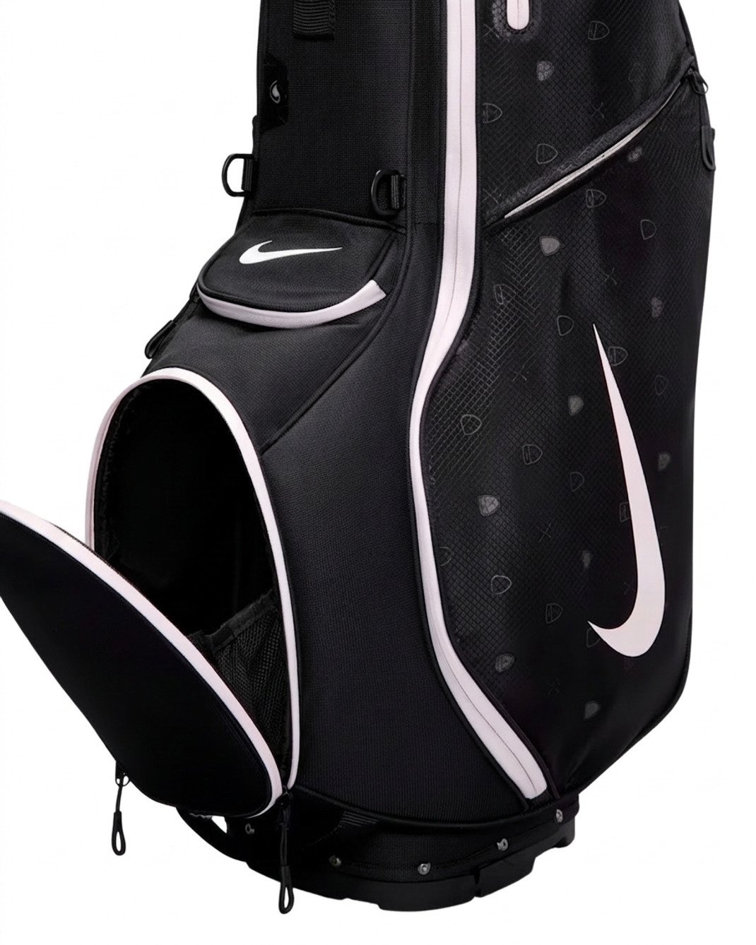 Nike Air Sport 2 stand bag, negro/sail/rosa/pink foam