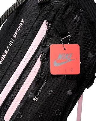 Nike Air Sport 2 stand bag, negro/sail/rosa/pink foam